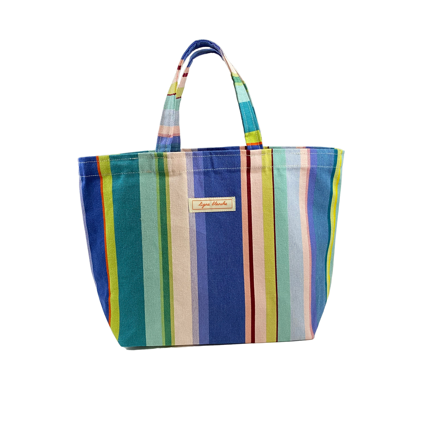 carre tote bag aqua