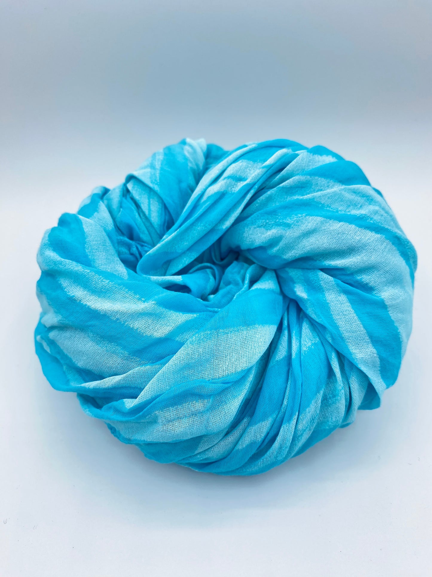 Scarf Aqua Stripe