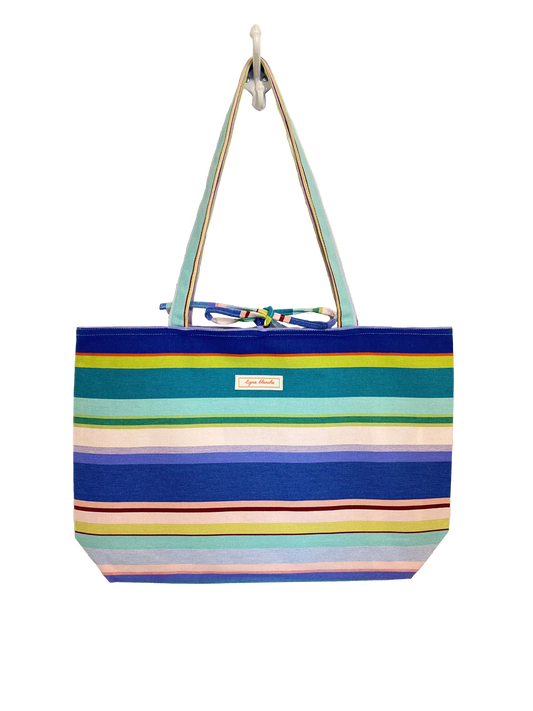 Zoe Tote Bag Aqua