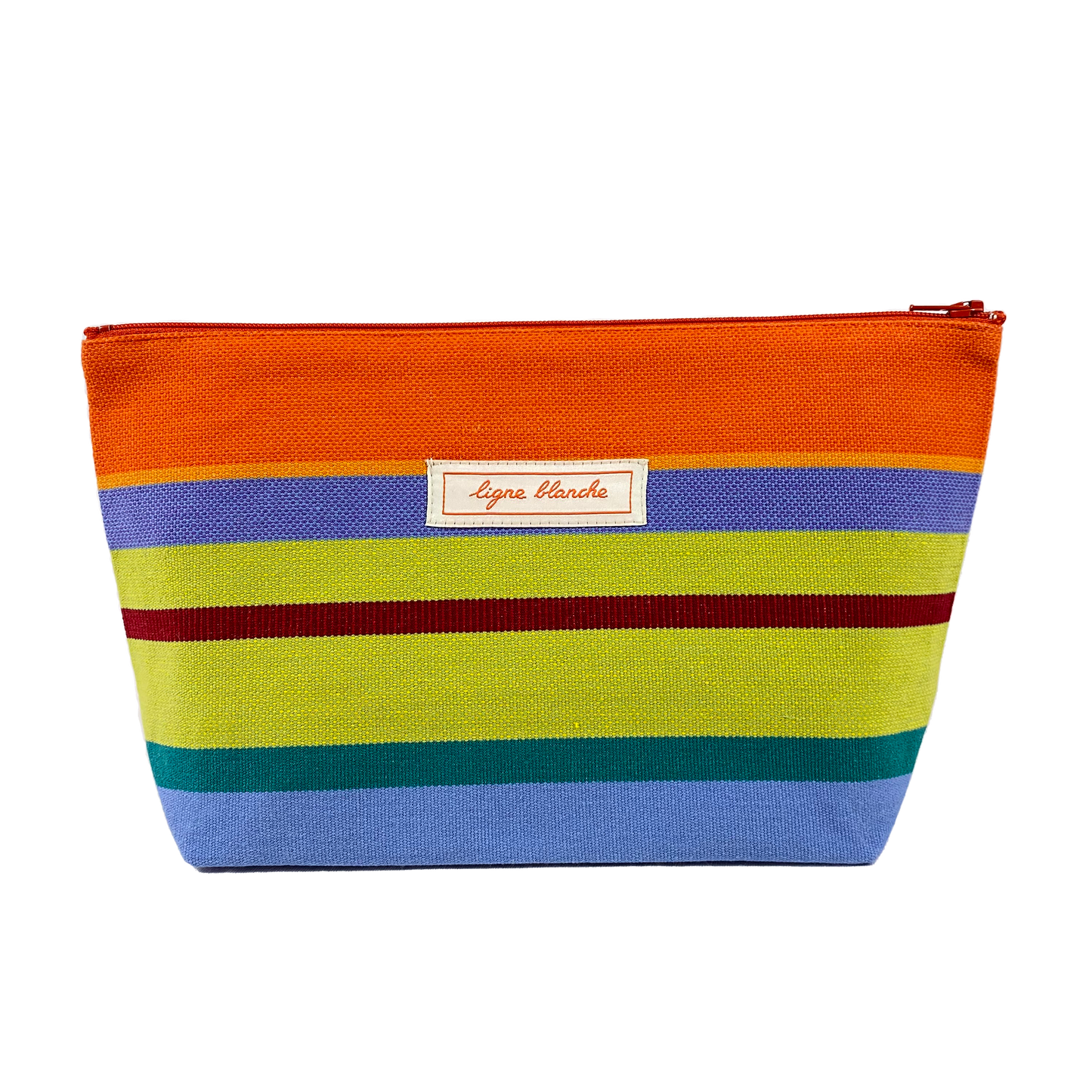 Makeup Case Plume Orange Vert